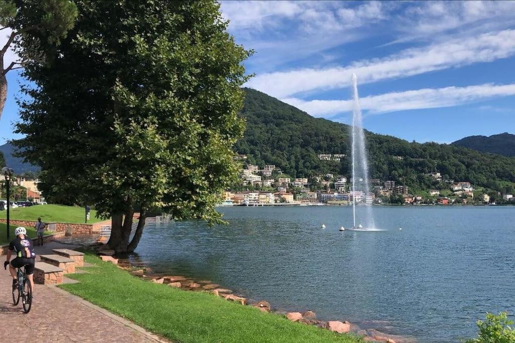 Tresa Bay House - Lugano Lake Lavena Ponte Tresa Luaran gambar