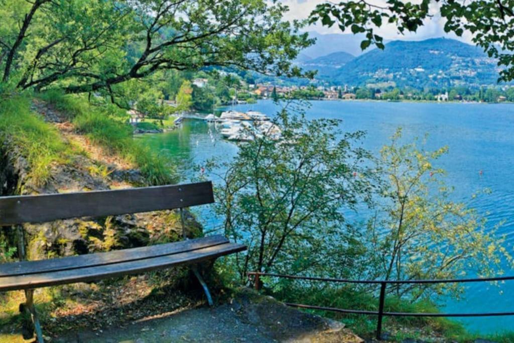 Tresa Bay House - Lugano Lake Lavena Ponte Tresa Luaran gambar
